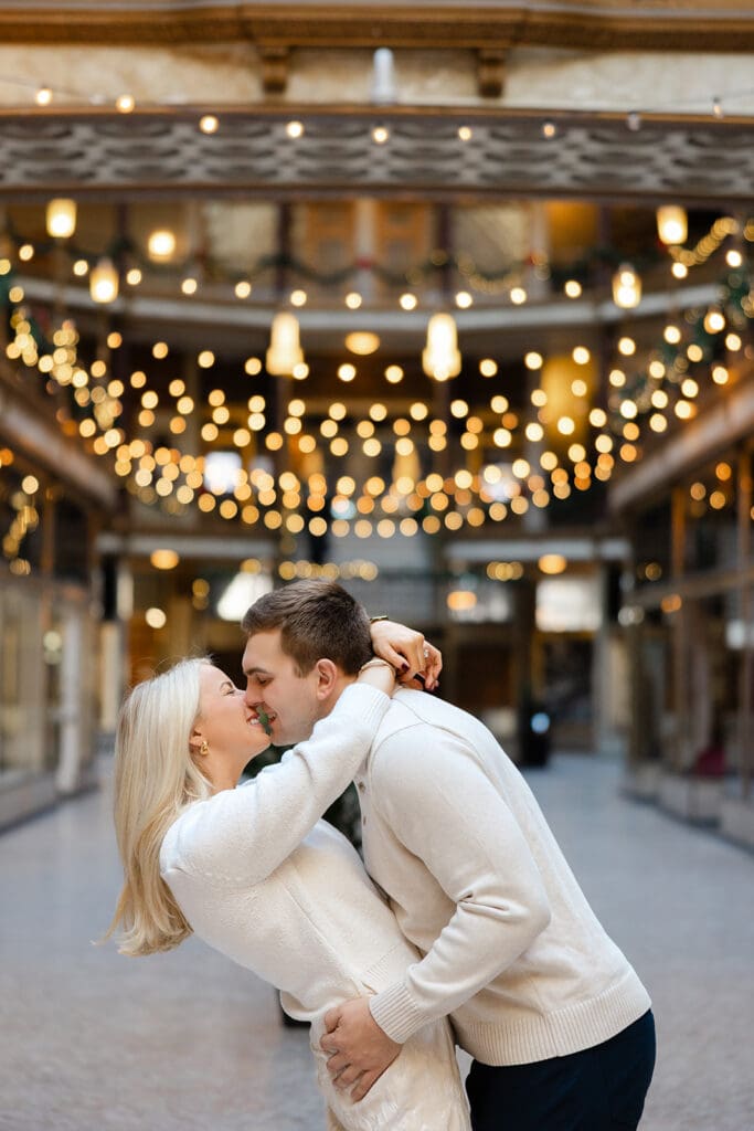 the arcade cleveland engagemet photos