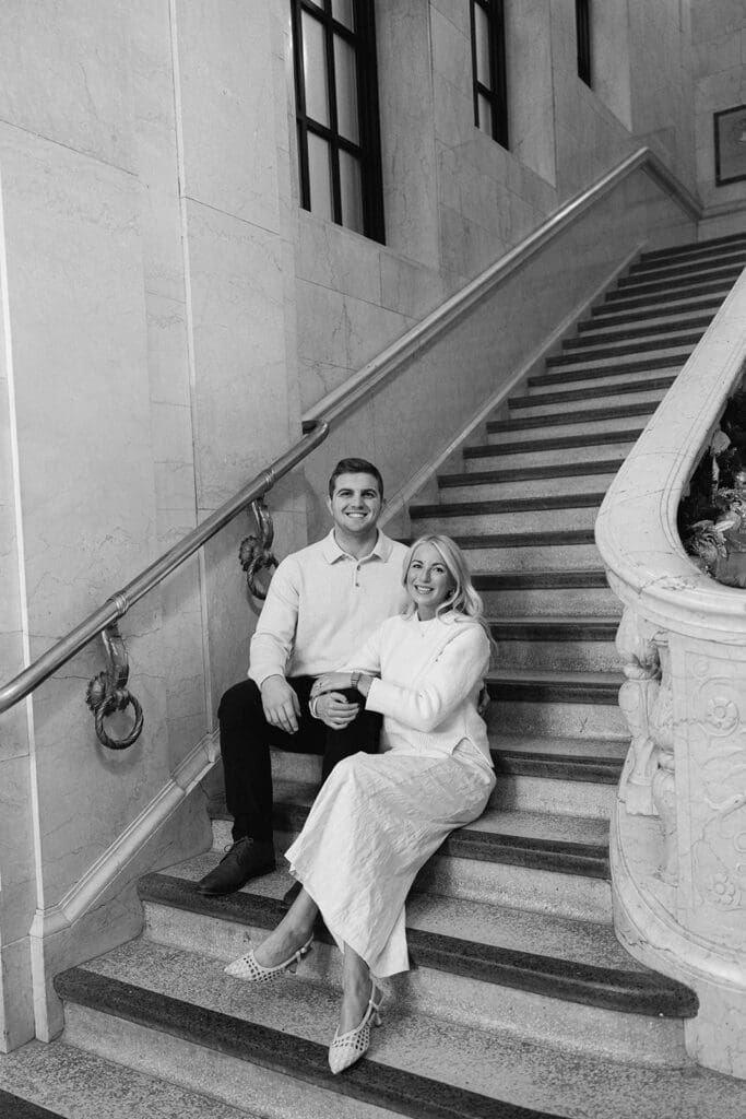 cleveland public library engagemet photos