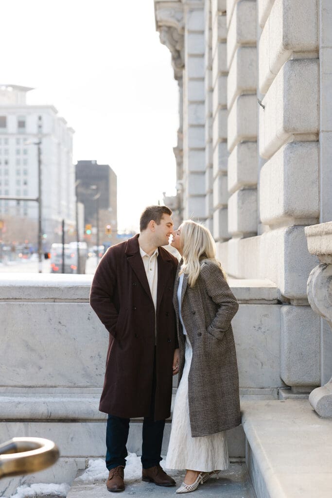 cleveland public library engagemet photos