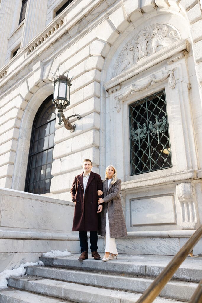 cleveland public library engagemet photos