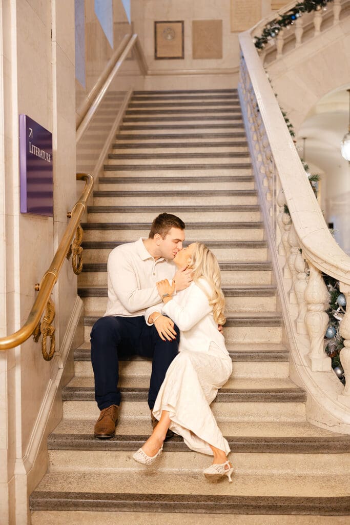 cleveland public library engagemet photos