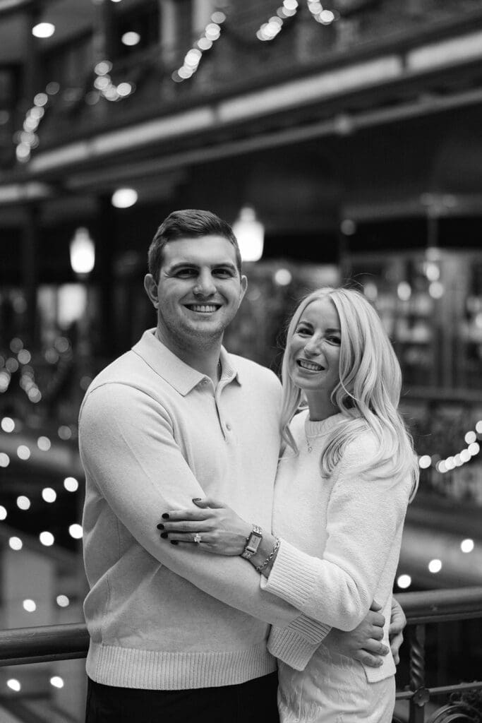 the arcade cleveland engagemet photos