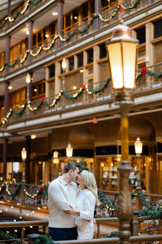 the arcade cleveland engagemet photos