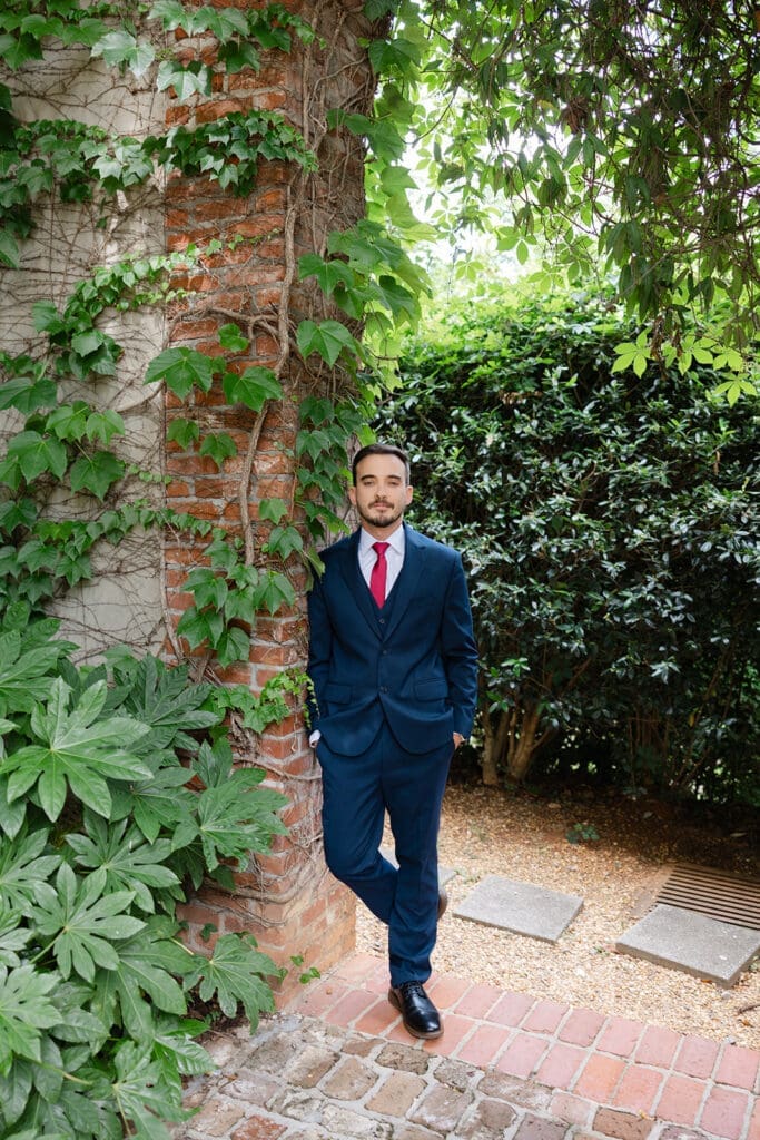 grooms portraits