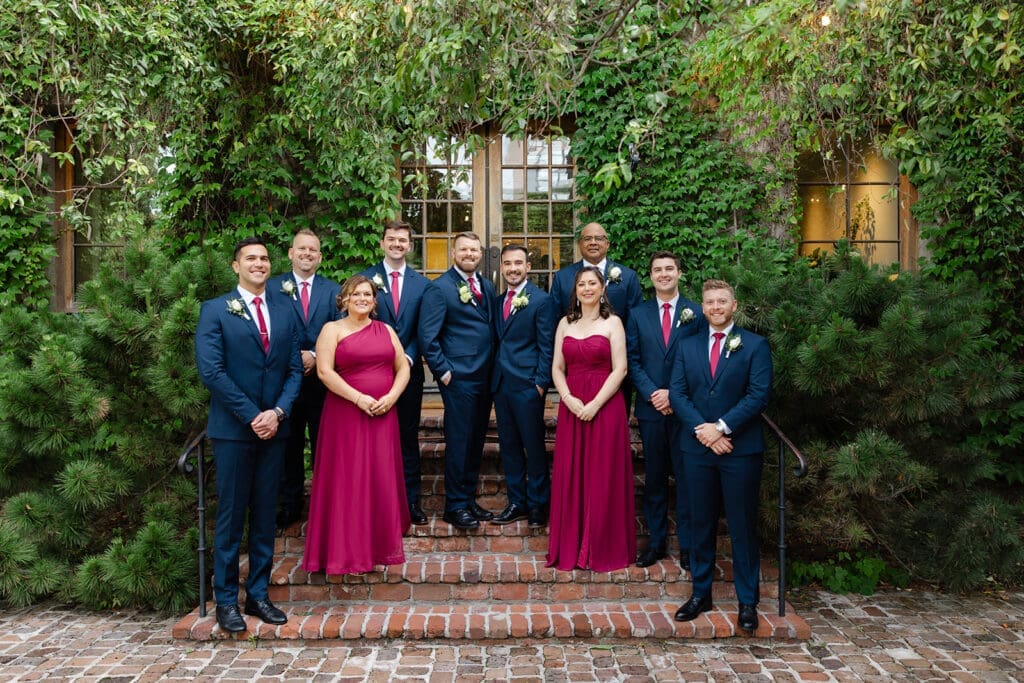 wedding party photos